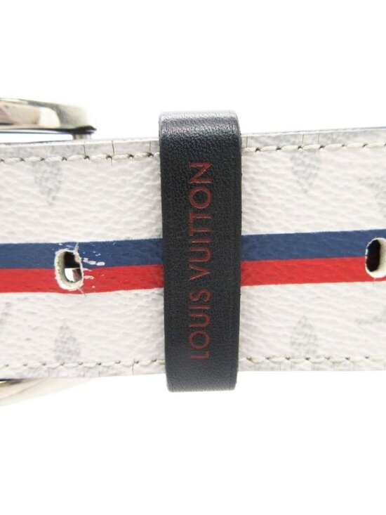 Louis Vuitton Belt Ceintur Monogram White main image 6